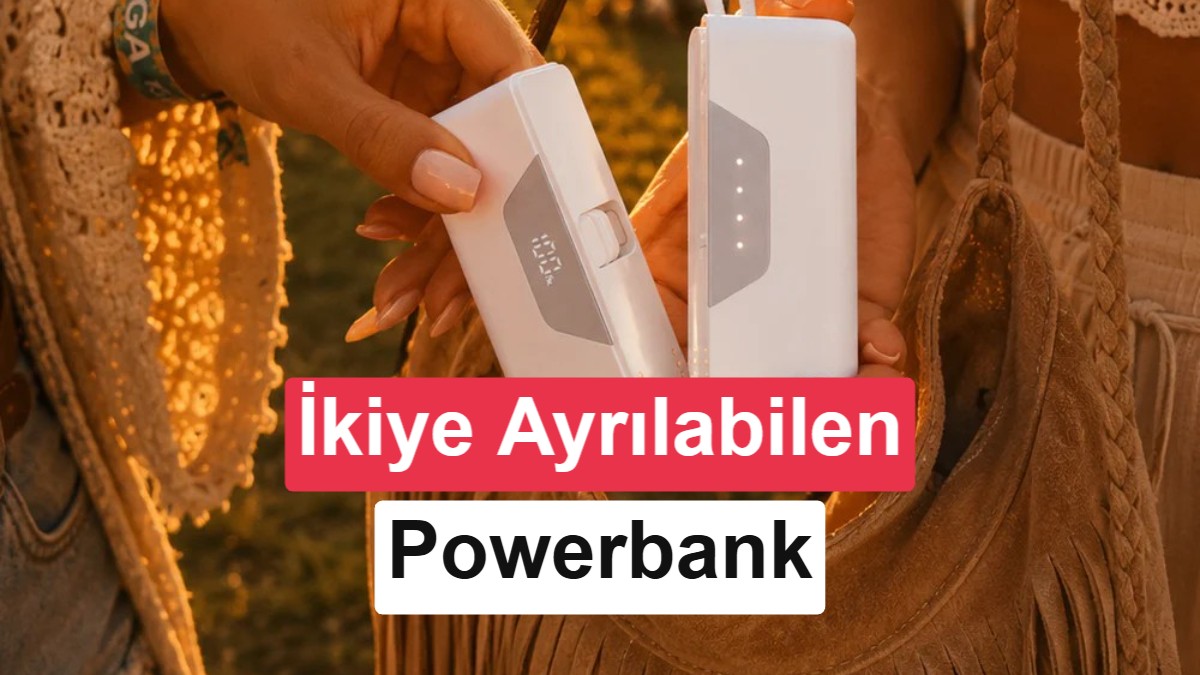 İki parçaya ayrılabilen powerbank tanıtıldı - Zolpix Blog