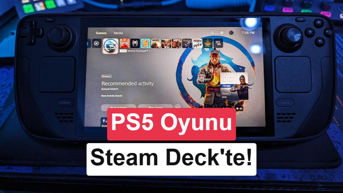 Oyunculara müjde: Steam Deck, Playstation 5 oyununu açtı